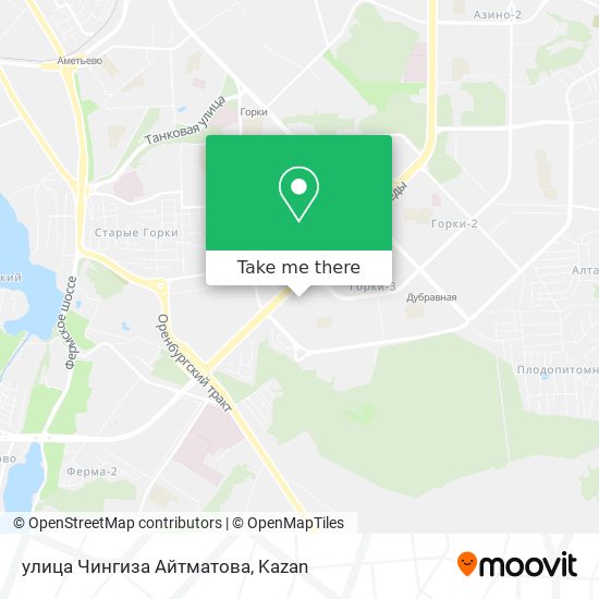 улица Чингиза Айтматова map