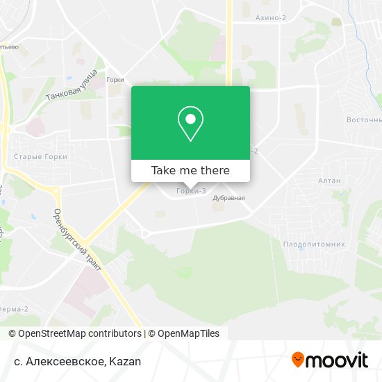 с. Алексеевское map