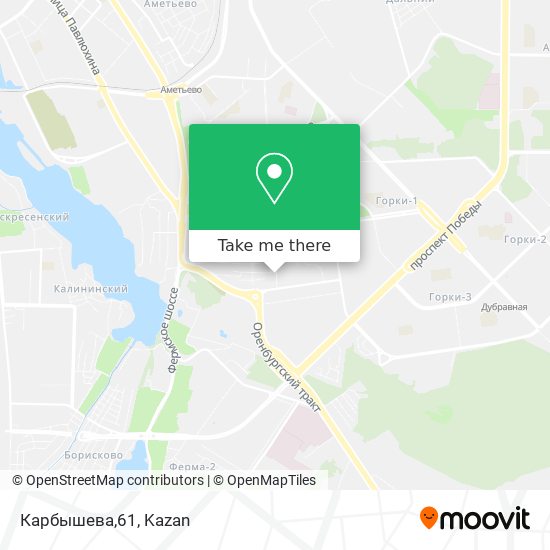 Карбышева,61 map
