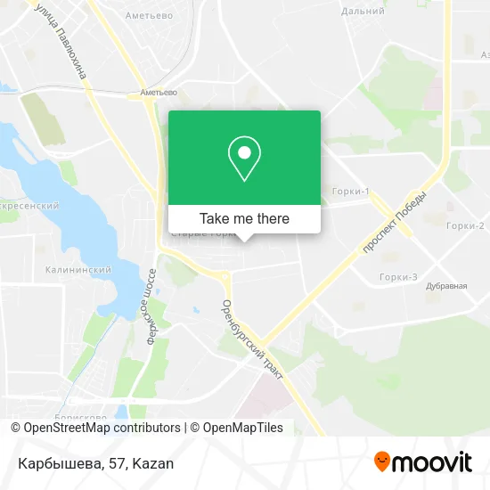 Карбышева, 57 map