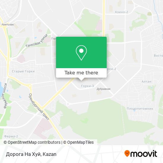 Дорога На Хуй map