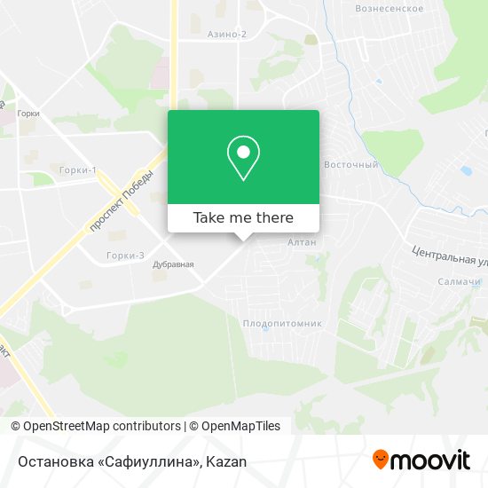 Остановка «Сафиуллина» map