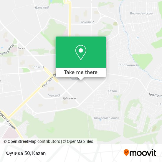 Фучика 50 map