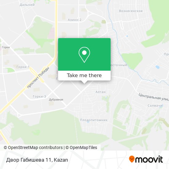 Двор Габишева 11 map
