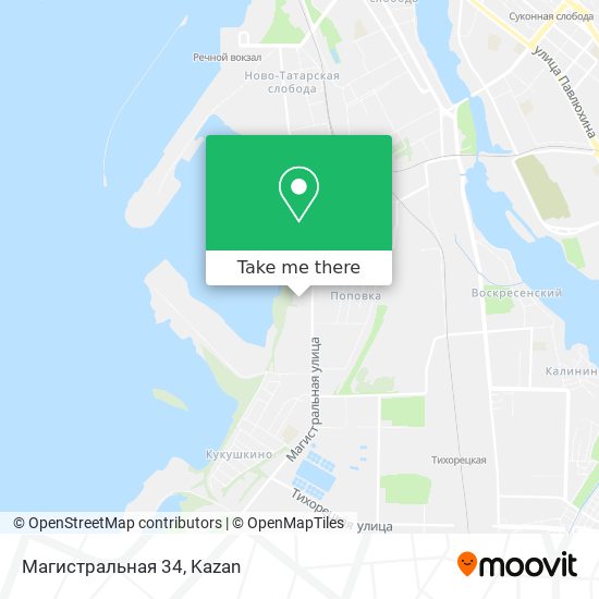 Магистральная 34 map