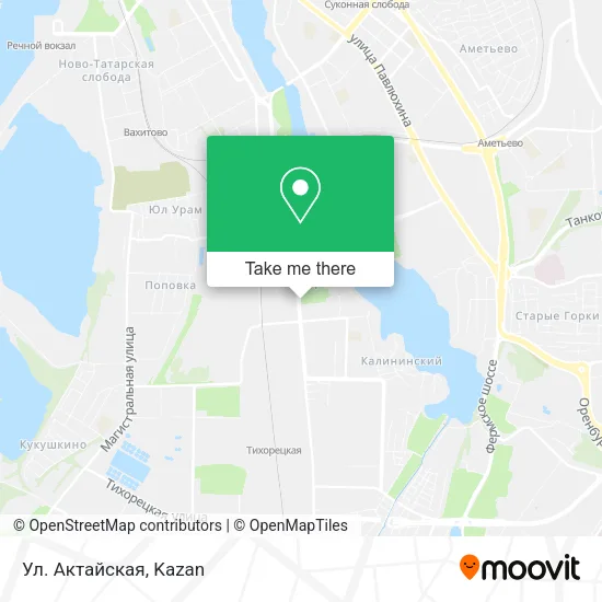 Ул. Актайская map
