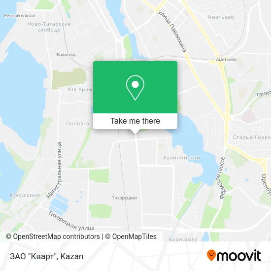 ЗАО "Кварт" map