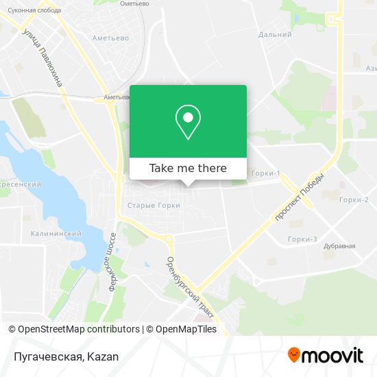 Пугачевская map