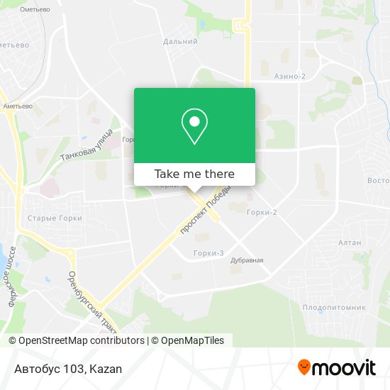 Автобус 103 map