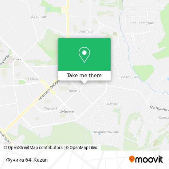 Фучика 64 map