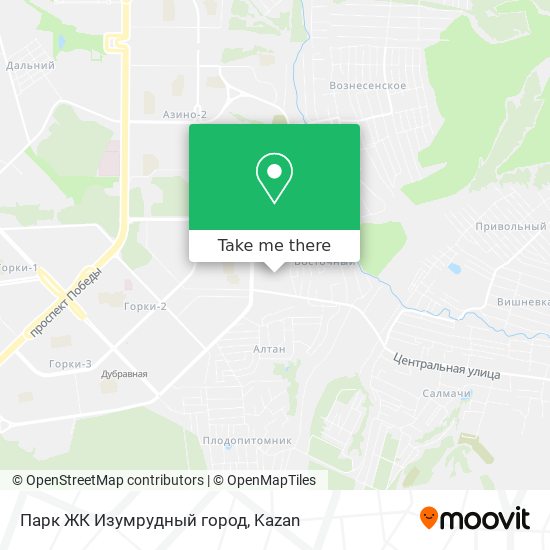 Парк ЖК Изумрудный город map