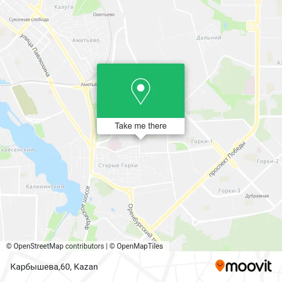Карбышева,60 map
