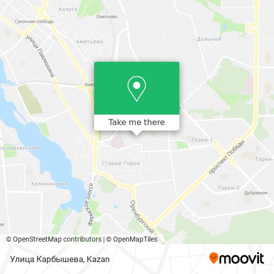 Улица Карбышева map