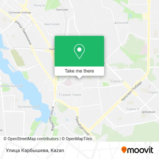 Улица Карбышева map