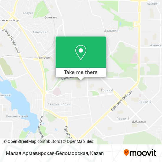 Малая Армавирская-Беломорская map