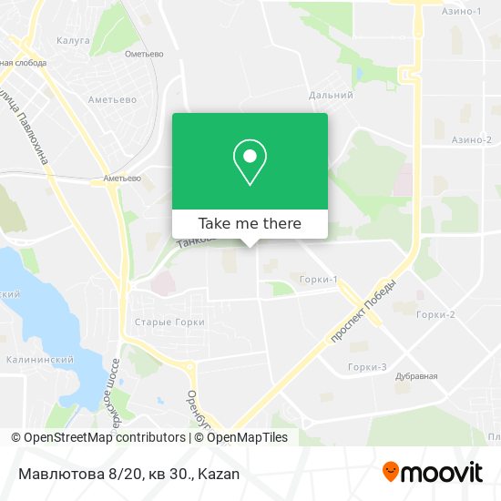 Мавлютова 8/20, кв 30. map