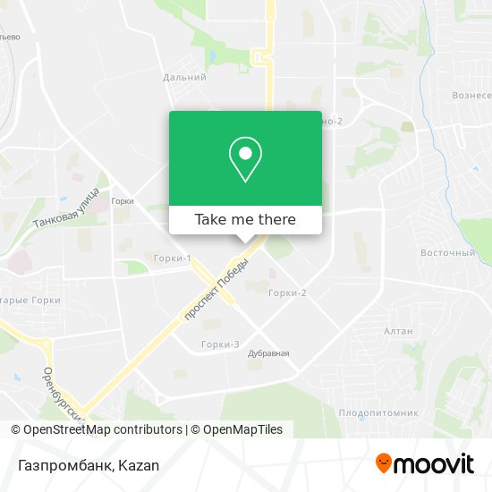 Газпромбанк map