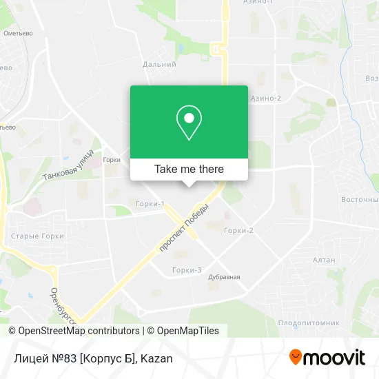 Лицей №83 [Корпус Б] map