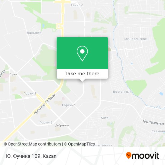 Ю. Фучика 109 map