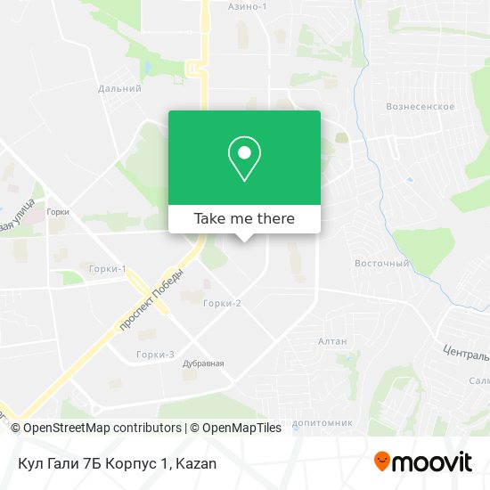 Кул Гали 7Б Корпус 1 map