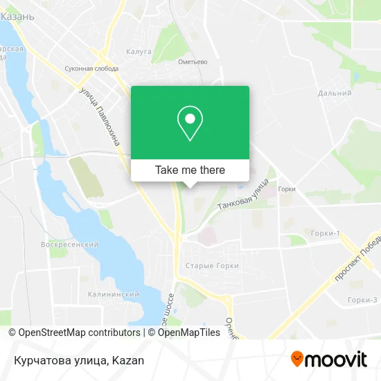 Курчатова улица map