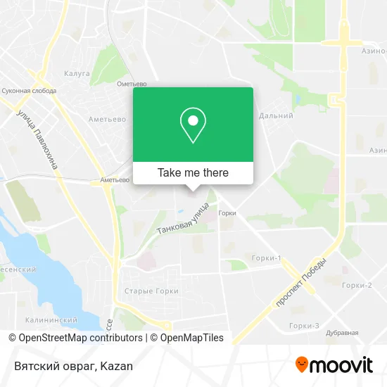 Вятский овраг map