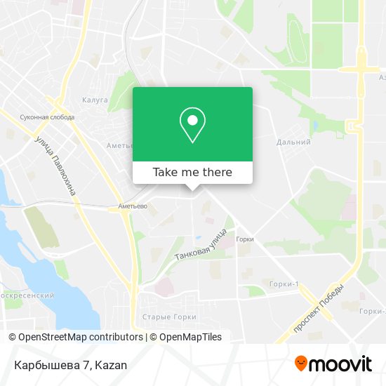 Карбышева 7 map