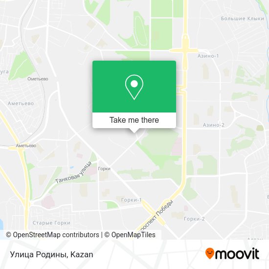 Улица Родины map