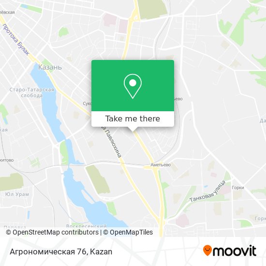 Агрономическая 76 map