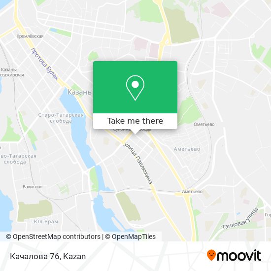 Качалова 76 map