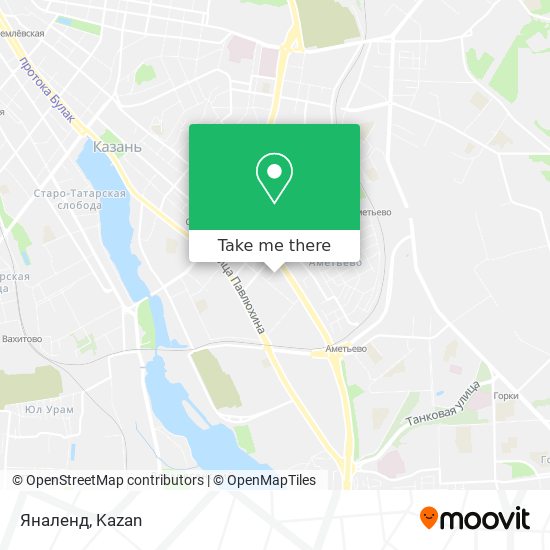 Яналенд map