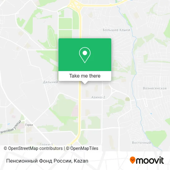 Пенсионный Фонд России map