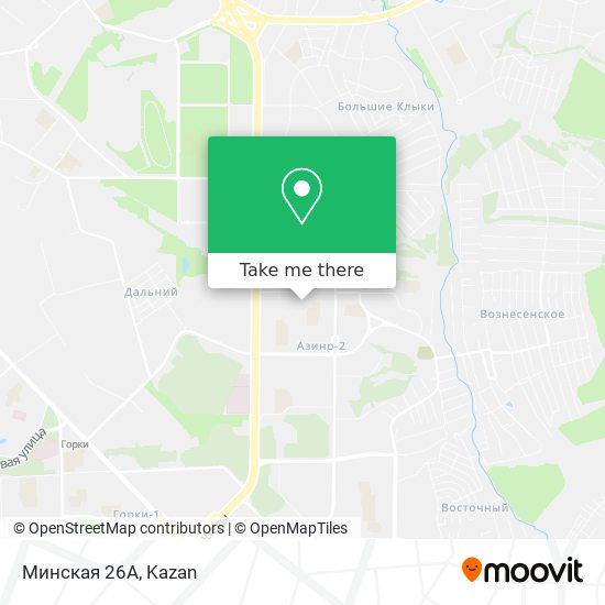 Минская 26А map