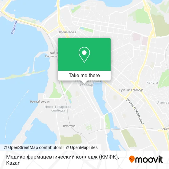 Медико-фармацевтический колледж (КМФК) map