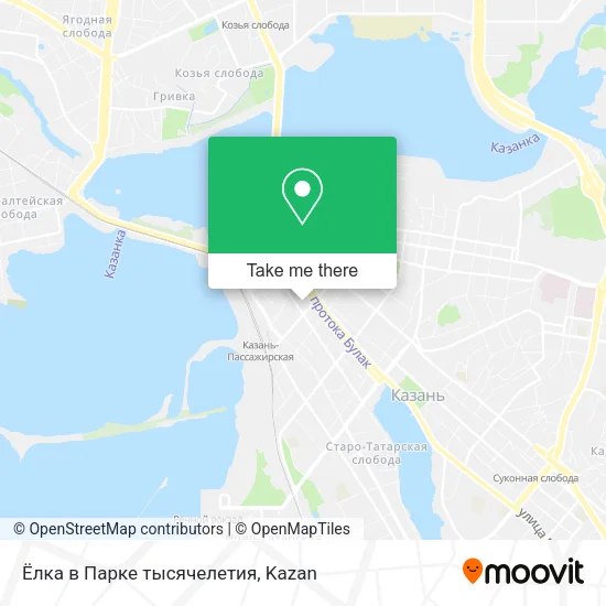 Ёлка в Парке тысячелетия map