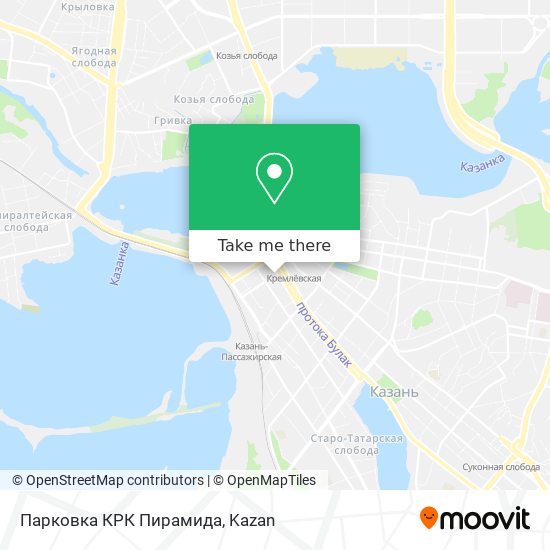 Парковка КРК Пирамида map