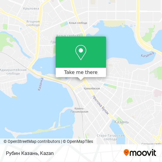 Рубин Казань map