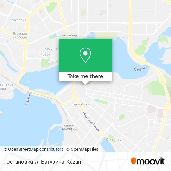 Остановка ул Батурина map