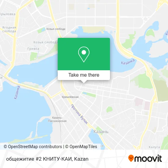 общежитие #2 КНИТУ-КАИ map