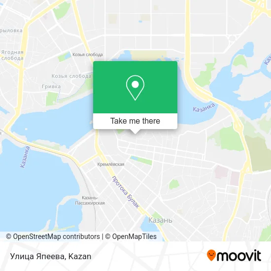 Улица Япеева map
