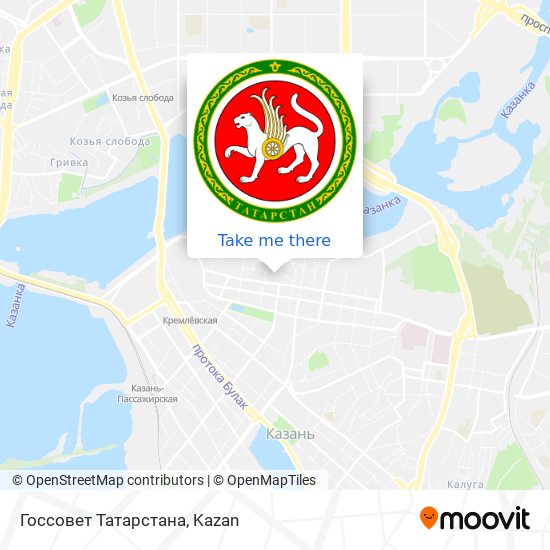 Госсовет Татарстана map