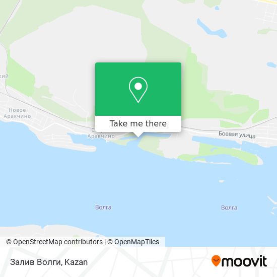 Залив Волги map