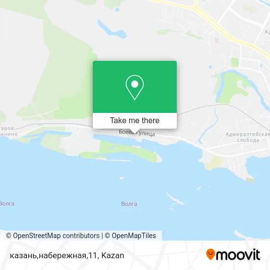 казань,набережная,11 map