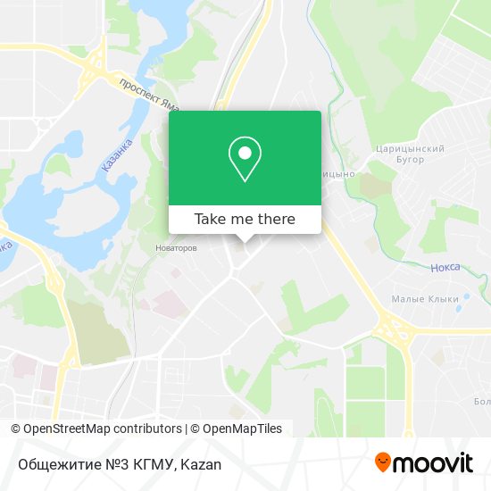 Общежитие №3 КГМУ map
