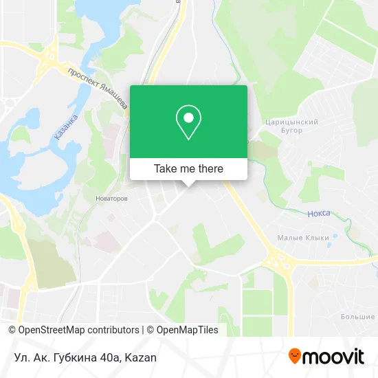 Ул. Ак. Губкина 40а map