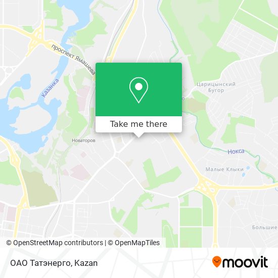 ОАО Татэнерго map