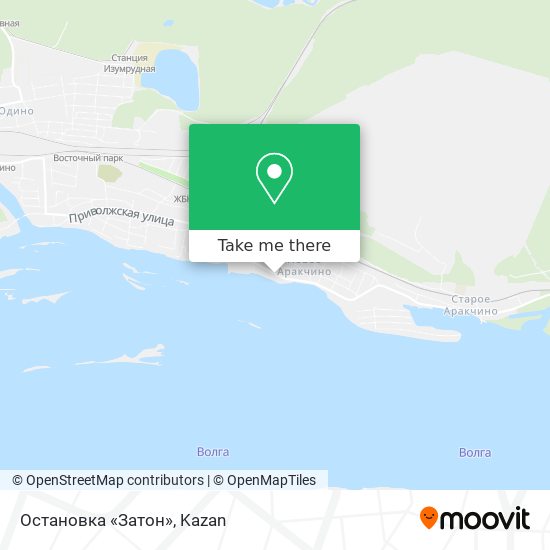 Остановка «Затон» map