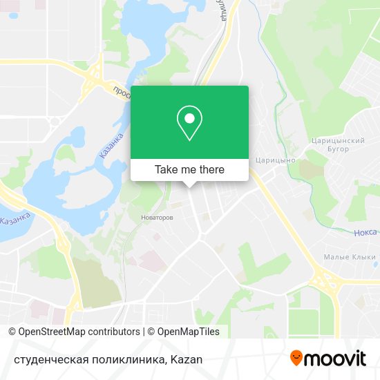 студенческая поликлиника map