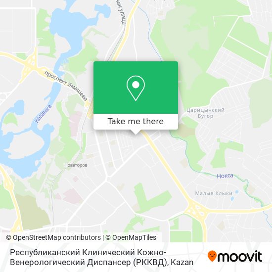 Республиканский Клинический Кожно-Венерологический Диспансер (РККВД) map