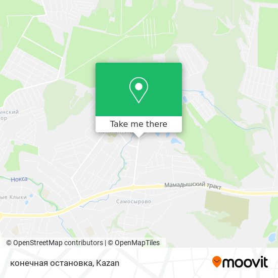 конечная остановка map